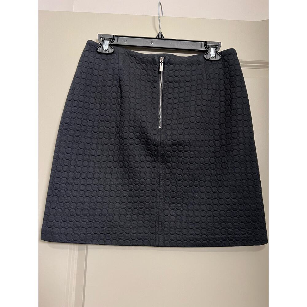 Laundry by Shelli Segal Black Quilted Mini Skirt -Size 6 - Picture 4 of 8